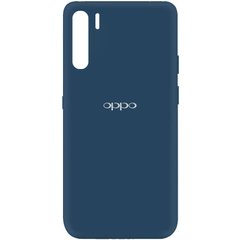 Чехол Silicone Cover My Color Full Protective (A) для Oppo A91, Синий / Navy blue