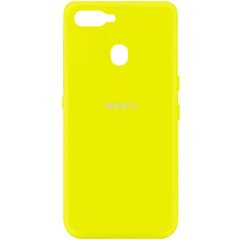 Чехол Silicone Cover My Color Full Protective (A) для Oppo A5s / Oppo A12, Желтый / Flash