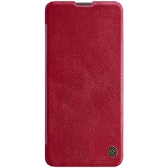 Кожаный чехол (книжка) Nillkin Qin Series для Samsung Galaxy M51, Красный