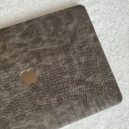 Чохол накладка шкіряна на MacBook Pro 16.2 A2485 | A2780, Сірий 2