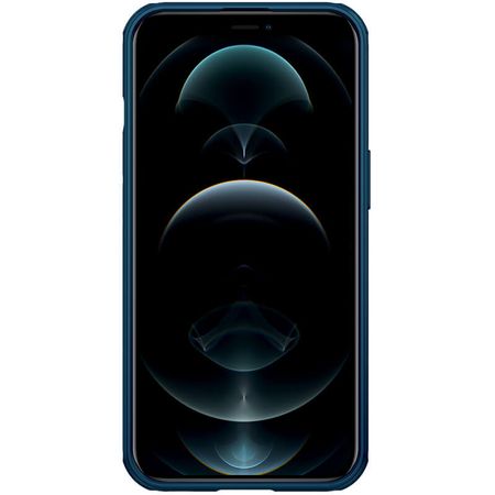 Карбоновая накладка Nillkin CamShield Pro Magnetic для Apple iPhone 13 Pro Max (6.7"), Синий