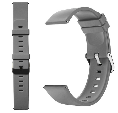Ремешок Blackpink 20mm для Cмарт часов Samsung Active / S4-42 , AMAZFIT GTR-42 / GTS Серый