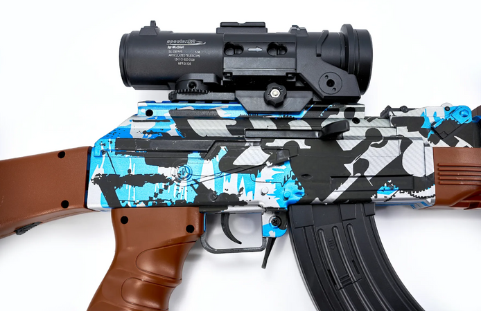 Автомат калашникова на орбізах AK-47 + 10000 орбізів, Синій