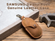 Чехол BlackPink Натуральная Кожа для Samsung Galaxy Buds+ Светло Коричневый