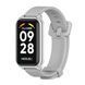 Силіконовий ремінець для Redmi Smart Band 3 / Mi Band 9 Active, Сірий