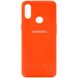 Чехол Silicone Cover Full Protective (AA) для Samsung Galaxy A10s, Оранжевый / Neon Orange