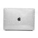 Чехол накладка для MacBook Pro 14" (A2442) с блестками, Прозрачный