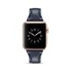 Ремешок кожаный BlackPink Узкий для Apple Watch 42/44mm, Темно-синий