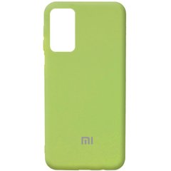 Чехол Silicone Cover Full Protective (AA) для Xiaomi Redmi Note 10 Pro / 10 Pro Max, Мятный / Mint