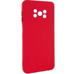 Чехол TPU Square Full Camera для Xiaomi Poco X3 NFC / Poco X3 Pro, Красный