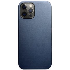 Кожаный чехол K-Doo Noble Collection для Apple iPhone 12 Pro / 12 (6.1"), Темно-синий