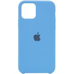 Чехол Silicone Case (AA) для Apple iPhone 12 Pro Max (6.7"), Голубой / Cornflower
