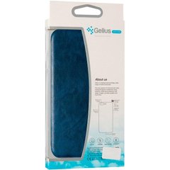Book Cover Leather Gelius for Samsung A015 (A01) Blue