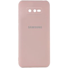 Чехол Silicone Cover My Color Full Camera (A) для Samsung Galaxy S10e, Розовый / Pink Sand