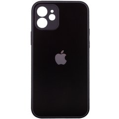 TPU+Glass чехол Matte Candy Full camera для Apple iPhone 12 (6.1"), Черный