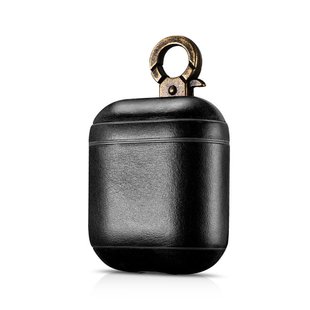 Чехол AirPods iCarer Vintage Leather Case , Черный