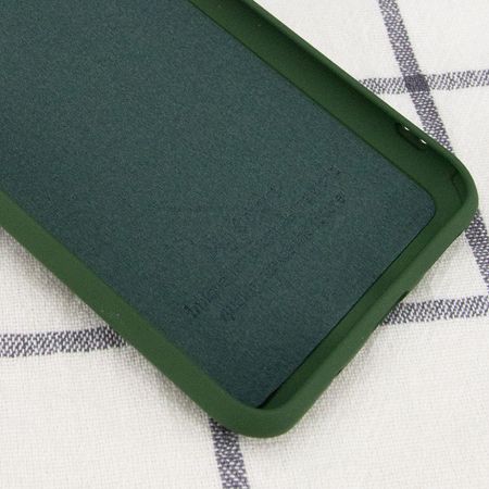 Чехол Silicone Cover My Color Full Camera (A) для Xiaomi Redmi 9C, Зеленый / Dark green