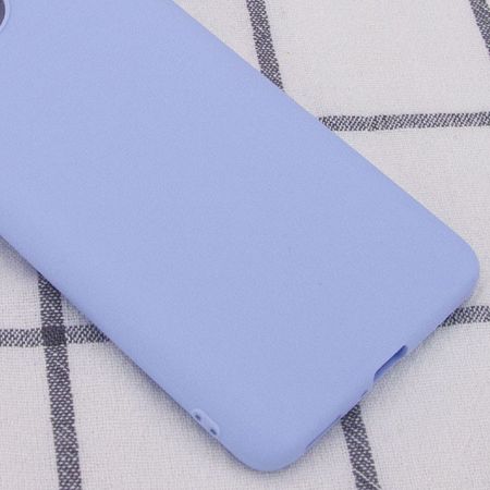 Силиконовый чехол Candy для Oppo Reno 5 4G, Голубой / Lilac Blue