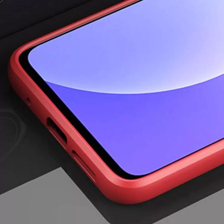 TPU чехол Deen ColorRing под магнитный держатель (opp) для Xiaomi Poco M3, Красный / Красный