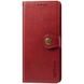 Кожаный чехол книжка GETMAN Gallant (PU) для Samsung Galaxy M52, Красный