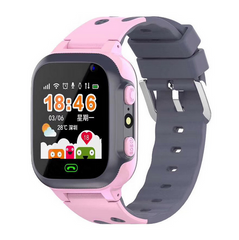 Детские водонепроницаемые умные часы с GPS трекером SMART BABY Q16 +, Pink