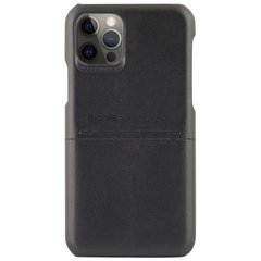 Кожаная накладка G-Case Cardcool Series для Apple iPhone 12 Pro / 12 (6.1"), Черный