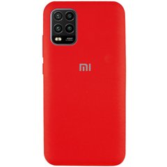Чехол Silicone Cover Full Protective (AA) для Xiaomi Mi 10 Lite, Красный / Red