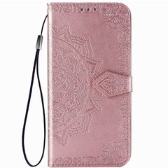 Кожаный чехол (книжка) Art Case с визитницей для Xiaomi Redmi 9C, Розовый