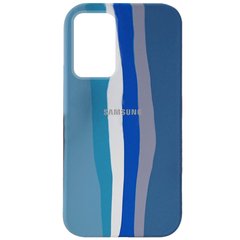 Чехол Silicone Cover Full Rainbow для Samsung Galaxy A32 4G, Голубой / Синий