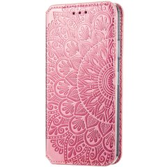 Кожаный чехол книжка GETMAN Mandala (PU) для Samsung Galaxy M31s, Розовый