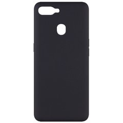 Чехол Silicone Cover Full without Logo (A) для Oppo A5s / Oppo A12, Черный / Black