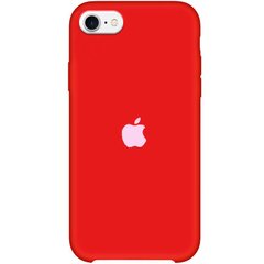Чехол Silicone Case для iPhone 7 | 8 | SE 2020 Красный - Dark Red