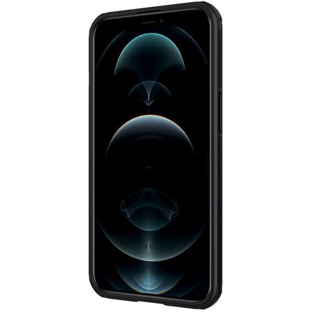 Карбоновая накладка Nillkin CamShield Pro Magnetic для Apple iPhone 13 Pro Max (6.7"), Черный