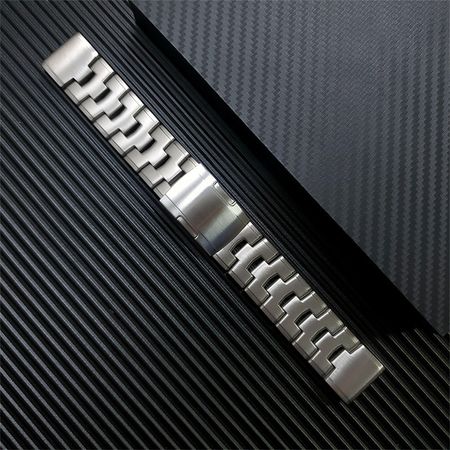 Ремешок Vented Titanium для Garmin 22 mm.Серебряный