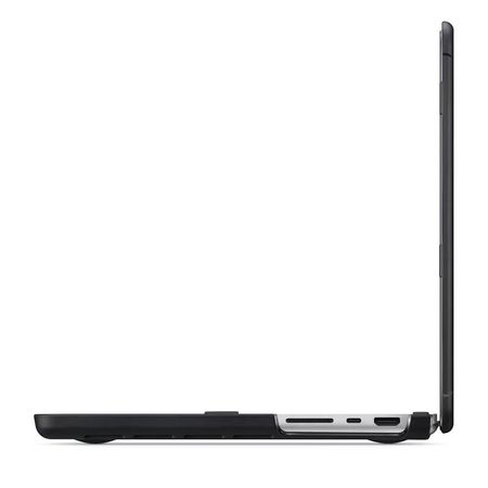 Пластиковая накладка c широким бампером для Macbook Air (M1 | A1932 | A2337) Черный