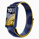Нейлоновый ремешок-петля для Huawei Band 11 / 11 Pro &bull; Мягкий &bull; Регулируемый &bull; Липучка, блакитний+жовтий
