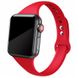 Ремешок BlackPink Силиконовый Узкий для Apple Watch 38/40mm Красный
