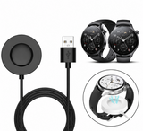 Магнітний бездротовий зарядний кабель USB для Xiaomi Watch S1 Pro, чорний