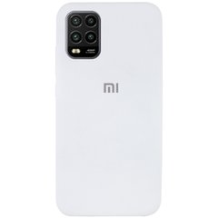 Чехол Silicone Cover Full Protective (AA) для Xiaomi Mi 10 Lite, Белый / White