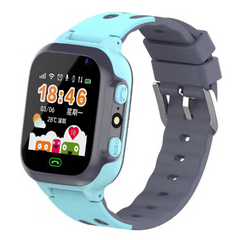 Детские водонепроницаемые умные часы с GPS трекером SMART BABY Q16 +, Blue