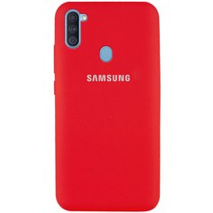 Чехол Silicone Cover Full Protective (AA) для Samsung Galaxy A11 / M11, Красный / Red
