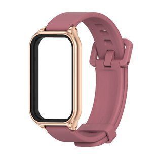 Силіконовий ремінець для Redmi Smart Band 3 / Mi Band 9 Active, Бордовий