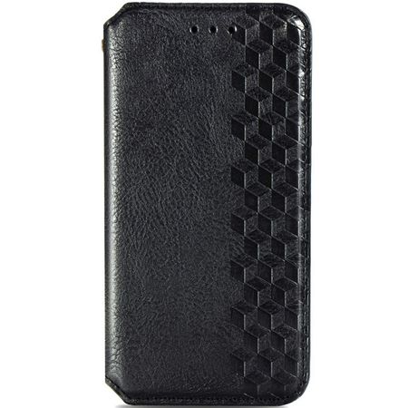 Кожаный чехол книжка GETMAN Cubic (PU) для Samsung Galaxy S20 FE, Черный