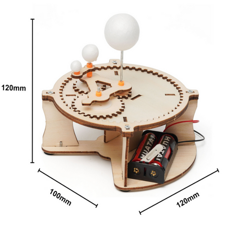 Модель Солнечной системы: DIY набор для сборки модели Земля-Луна-Солнце