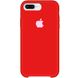Чехол Silicone Case для iPhone 7 Plus | 8 Plus Красный - Dark Red