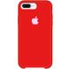 Чохол Silicone Case для iPhone 7 Plus 8 Plus Червоний - Dark Red