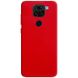 Силиконовый чехол Candy для Xiaomi Redmi Note 9 / Redmi 10X, Красный