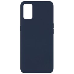 Чехол Silicone Cover Full without Logo (A) для Oppo A52 / A72 / A92, Синий / Midnight blue