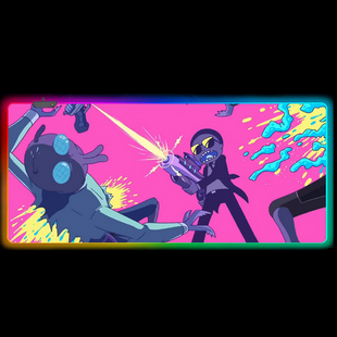 LED килимок для мишки "Rick and morty" 80*30 см, 22