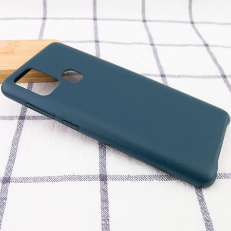 Кожаный чехол AHIMSA PU Leather Case (A) для Samsung Galaxy A21s, Зеленый